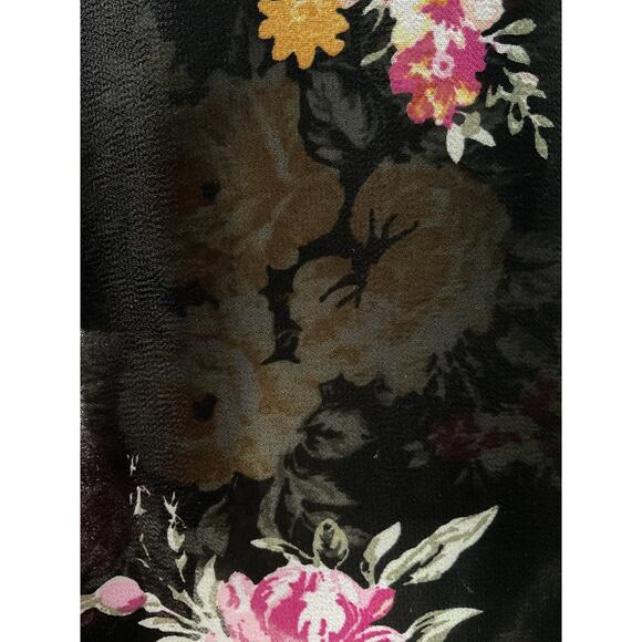 TORRID Black Floral Palazzo Pants - Picture 4 of 4